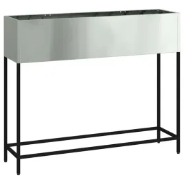 podwyzszona-doniczka-ogrodowa-srebrny-100-x-26-x-82-cm