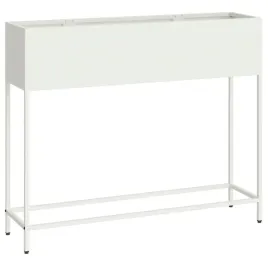podwyzszona-doniczka-ogrodowa-bialy-100-x-26-x-82-cm-stal