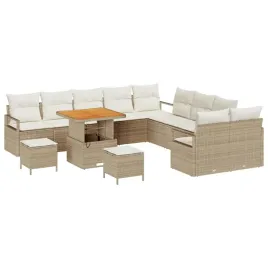 zestaw-sof-na-ogrod-z-poduszka-13-pcs-bezowy-polirattan