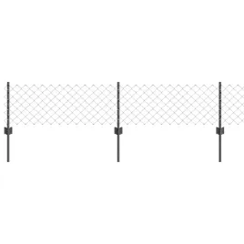 ogrodzenie-z-slupkami-szary-0-4-x-10-m-stal