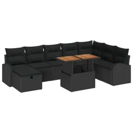 zestaw-sof-na-ogrod-9-pcs-czarny-polirattan