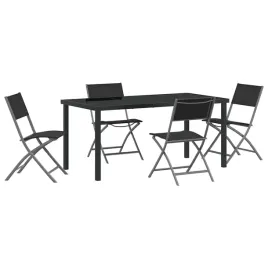 zestaw-do-jadalni-w-ogrodzie-5-pcs-czarny-textilene-i-stal