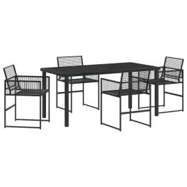 zestaw-do-jadalni-w-ogrodzie-5-pcs-czarny-polirattan