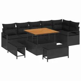 zestaw-sof-na-ogrod-z-poduszka-9-pcs-czarny-polirattan