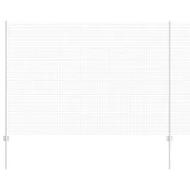 ogrodzenie-z-slupkami-srebrny-1-5-x-10-m-stal