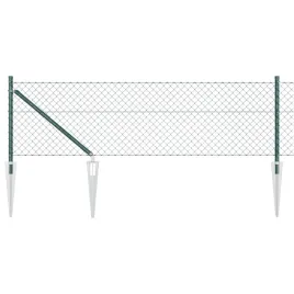 ogrodzenie-z-ogniw-ze-slupkami-zielony-0-4-x-25-m-stal
