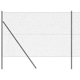 ogrodzenie-z-ogniw-ze-slupkami-szary-1-6-x-10-m-stal