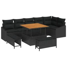 zestaw-sof-na-ogrod-z-poduszka-9-pcs-czarny-polirattan