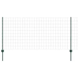 ogrodzenie-z-slupkami-zielony-1-x-25-m-stal