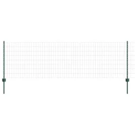 ogrodzenie-z-slupkami-zielony-0-8-x-25-m-stal