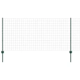 ogrodzenie-z-slupkami-zielony-1-x-25-m-stal