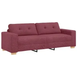 sofa-3-osobowa-z-poduszka-czerwone-wino-tkanina