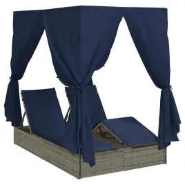 podwojna-lezanka-sloneczna-z-dachem-szary-205-x-129-x-200-cm