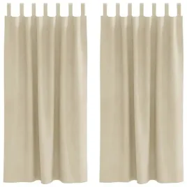 zaslony-z-zaslonami-2-pcs-kremowy-140-x-175-cm-aksamit