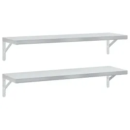 polki-scienne-2-szt-100x30-cm-srebrna-stal-nierdzewna