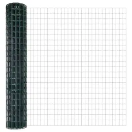 ogrodzenie-z-slupkami-zielony-1-5-x-10-m-stal