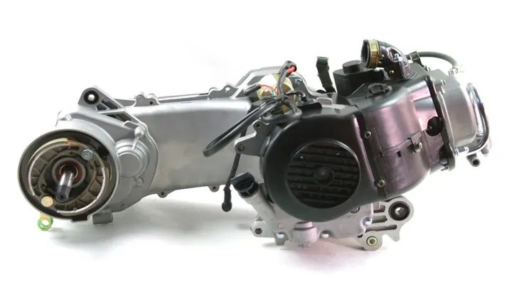 Silnik skuter 50cc 4T GY6 139QMB, 139QMA koło 12 cali pokr. 430mm dł. wałek
