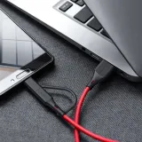 kabel-micro-usb-adapter-usb-c-blitzwolf-bw-mt3-3a-091m-kolor-czerwony