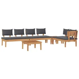 zestaw-lawka-ogrodowa-z-poduszka-5-pcs-brazowy-i-szary