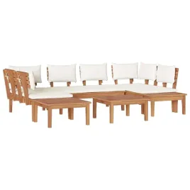 zestaw-lawka-ogrodowa-z-poduszka-4-pcs-brazowy-i-kremowy
