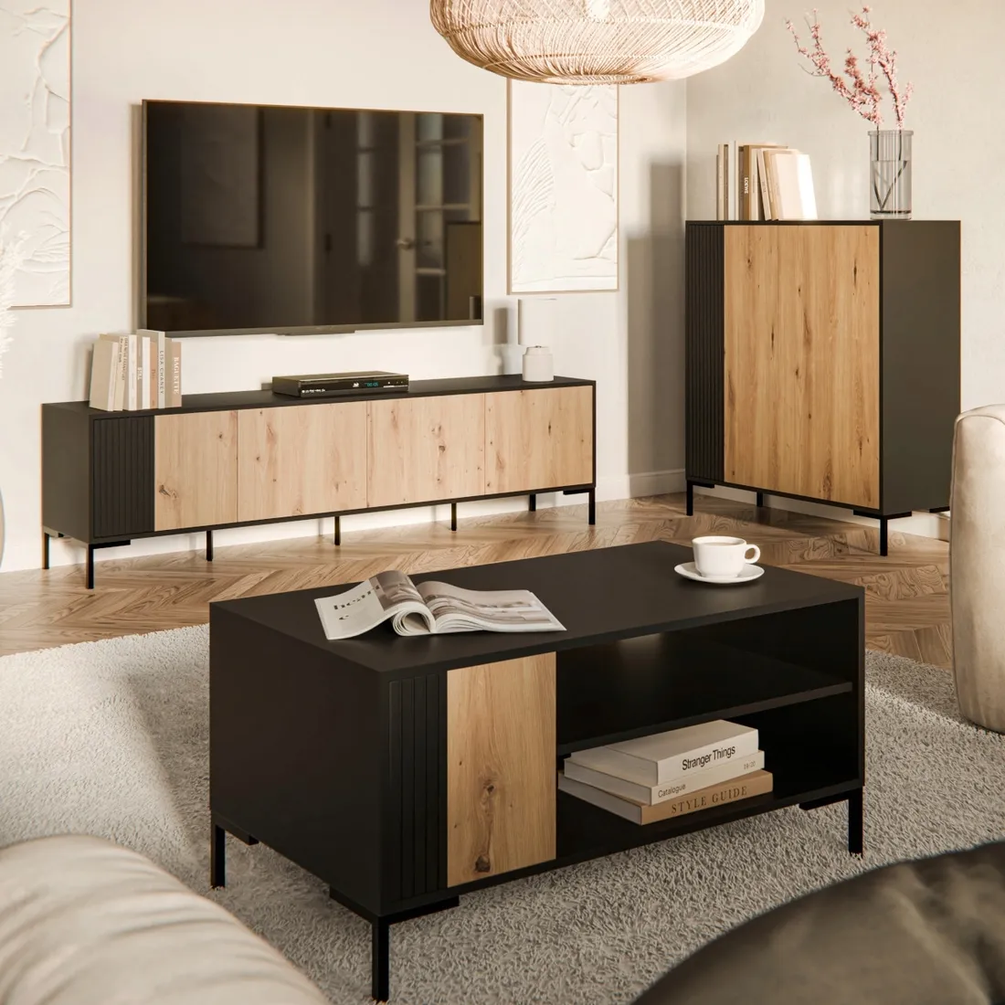 polka-cimer-06-czarny-dab-artisan-stan-nowy