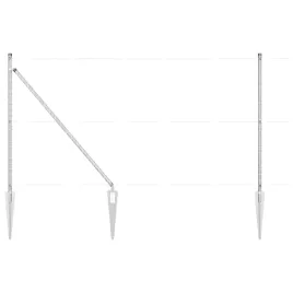 slupki-ogrodzeniowe-13-pcs-srebrny-o32mm-140-cm