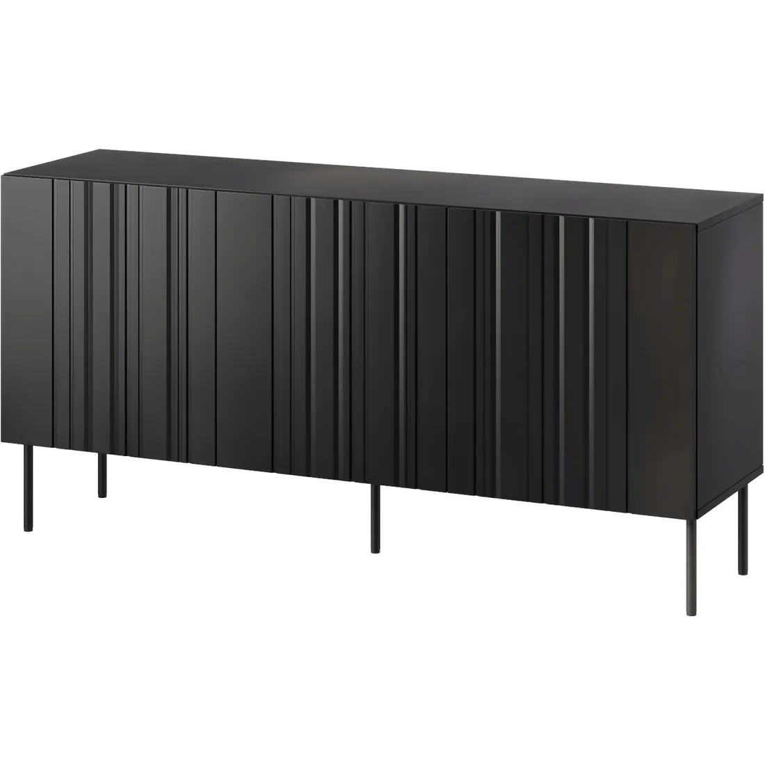 komoda-isola-150-czarny-mat