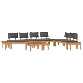 zestaw-lawka-ogrodowa-z-poduszka-5-pcs-brazowy-i-szary