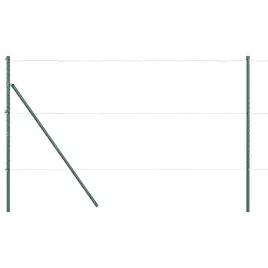 slupek-ogrodzeniowy-52-pcs-zielony-3-2-x-3-2-x-210-cm-stal