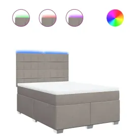 lozko-kontynentalne-z-materacem-taupe-tkanina-160x200-cm