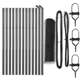 ogrodzenie-z-slupkami-szary-0-6-x-25-m-stal-pokryta-pcv