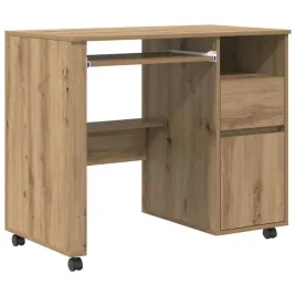 biurko-na-kolkach-z-szuflada-dab-artisan-91-x-50-x-77-cm