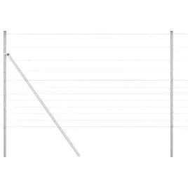 ogrodzenie-pastwiskowe-srebrny-50-x-1-4-m-stal-galwanizowana