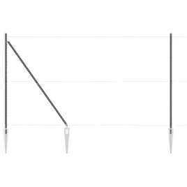 slupki-ogrodzeniowe-7-pcs-szary-o32mm-180-cm-stal-galwanizowana