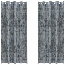 zaslona-z-zaslonami-2-pcs-srebrny-szary-260-x-140-cm-aksamit