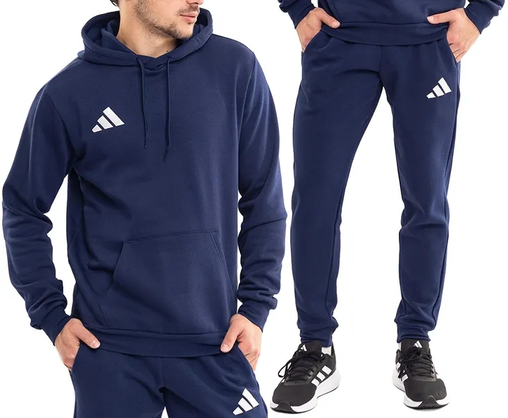 Dres Komplet Męski adidas Entrada 26 Sportowy Zestaw Bluza Spodnie roz. XL