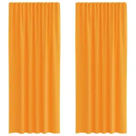 zaslony-woalowe-z-kieszeniami-na-drazek-2-szt-pomaranczowe