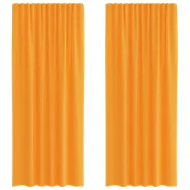 zaslony-woalowe-z-kieszeniami-na-drazek-2-szt-pomaranczowe