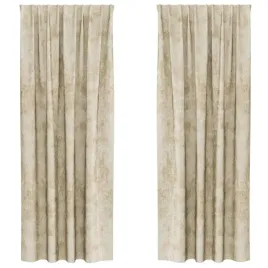 zaslona-z-zaslonami-2-pcs-kremowy-245-x-140-cm-aksamit