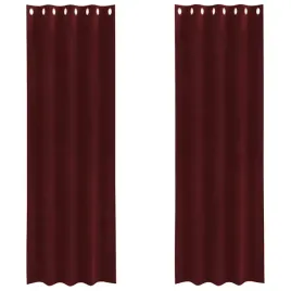 zaslony-z-zaslonami-2-pcs-czerwone-wino-140-x-260-cm-aksamit