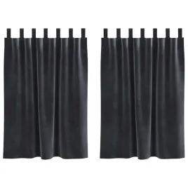 zaslony-z-zaslonami-2-pcs-ciemnoszary-140-x-140-cm-aksamit