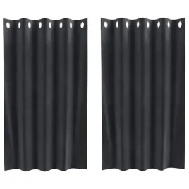 zaslony-z-zaslonami-2-pcs-ciemno-szary-140-x-140-cm-aksamit
