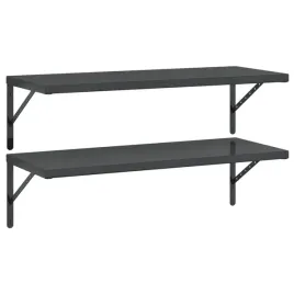 polki-scienne-2-szt-100x40-cm-czarna-stal-nierdzewna