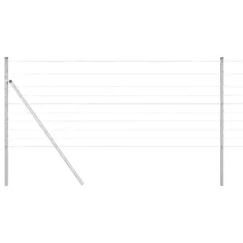 ogrodzenie-pastwiskowe-srebrny-50-x-1-m-stal-galwanizowana