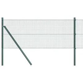 ogrodzenie-z-slupkami-zielony-0-8-x-100-m-stal