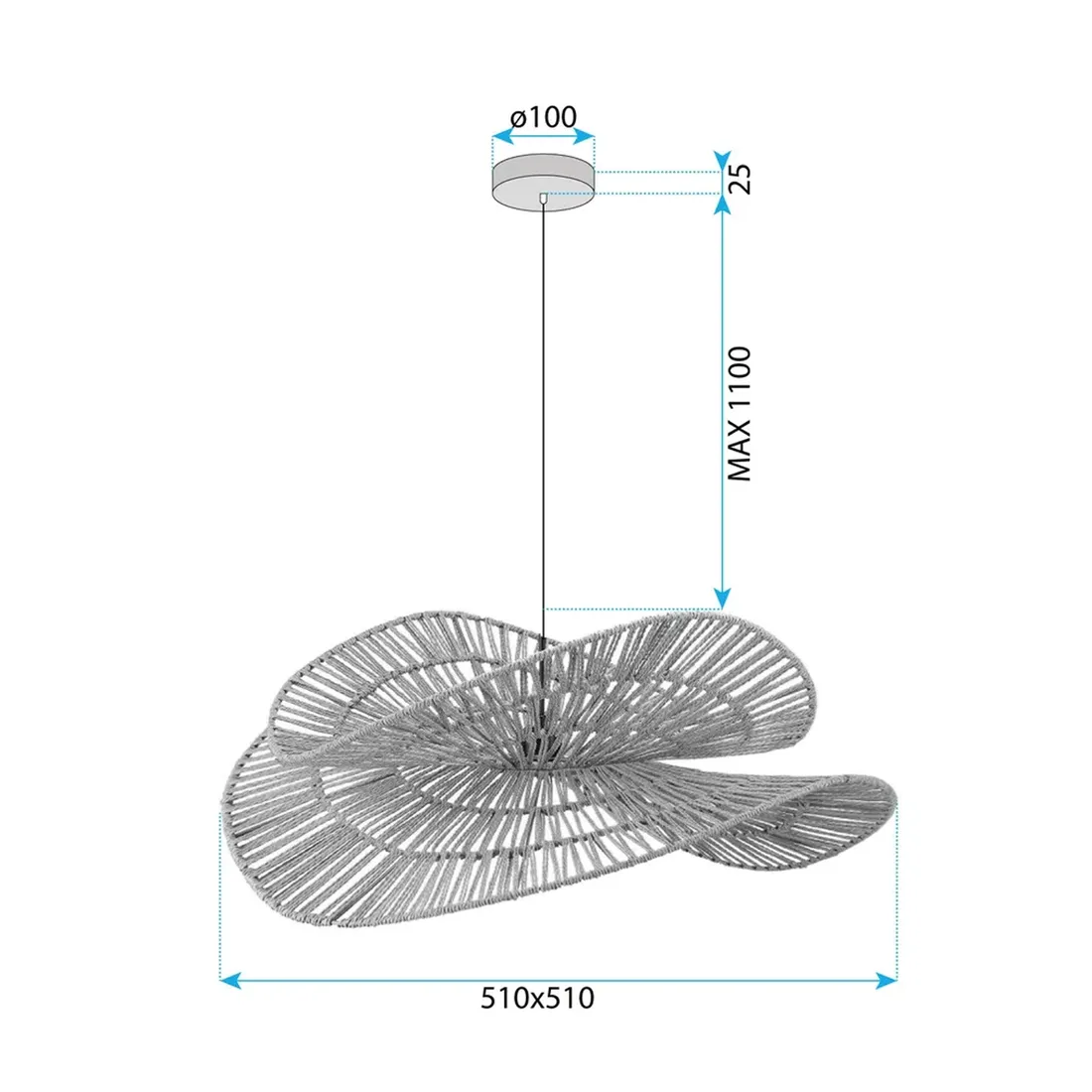 toolight-lampa-app1737-1cp-50cm