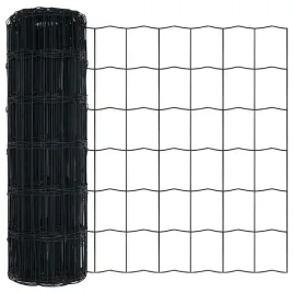 ogrodzenie-euro-szary-0-4-x-10-m-zelazo-pokryte-pvc