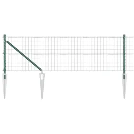 ogrodzenie-z-slupkami-zielony-0-4-x-10-m-stal