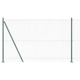 ogrodzenie-z-slupkami-zielony-1-6-x-10-m-stal