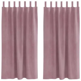 zaslony-z-zaslonami-2-pcs-ciemnorozowy-140-x-175-cm-aksamit